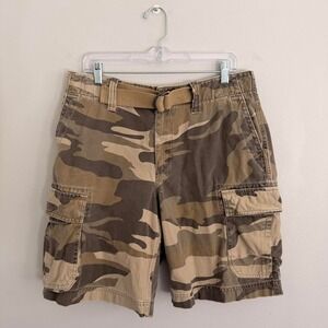 Y2K CAMO OLD NAVY‎ BELTED CARGO SHORTS
